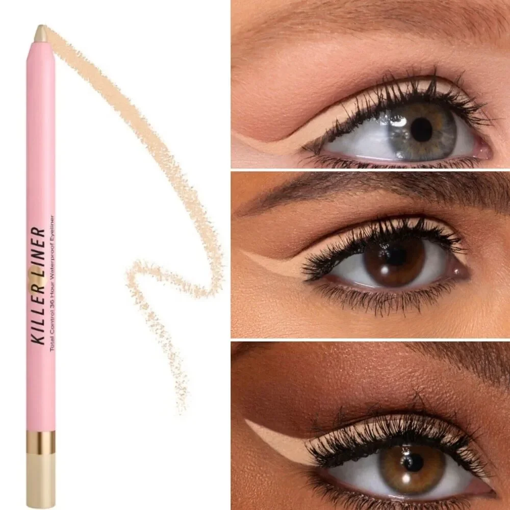Two Faced Killer Eyeliner In Cashmere Waterproof Transfer Resistant 36 Hr Wear
